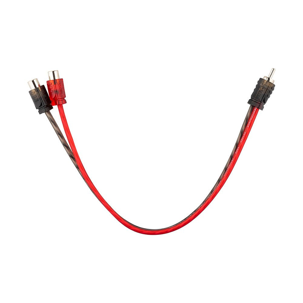 DS18 RCA-1M2F - Level 1 RCA 100% Copper OFC Y Connector – 1 Male / 2 Female