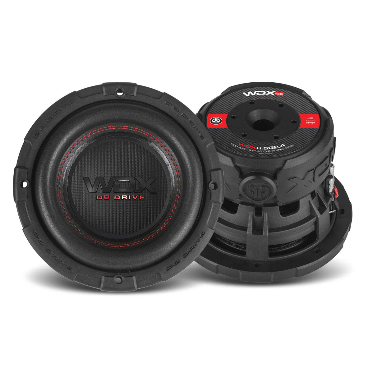 DB Drive WDX6.5G2.4 - 6.5" Dual 4-Ohm Subwoofer