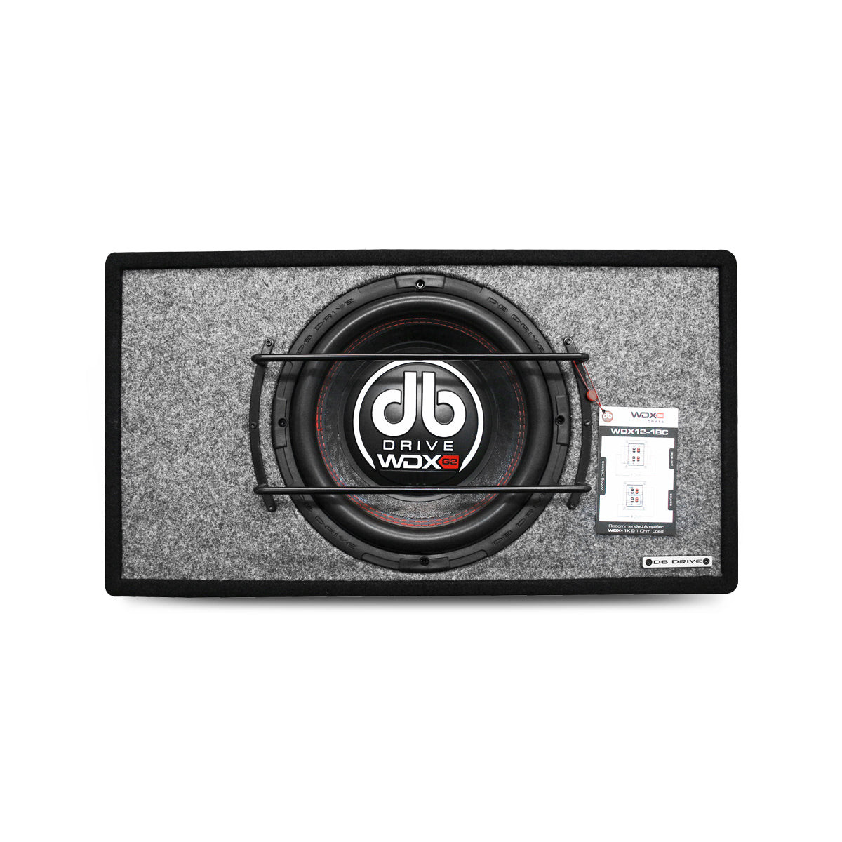 DB Drive WDX12-1BC - WDX Subwoofer Bass Crate Enclosure