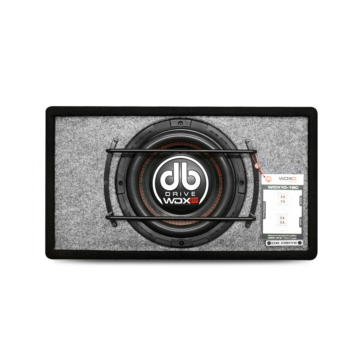 DB Drive WDX10-1BC - WDX Subwoofer Bass Crate Enclosure