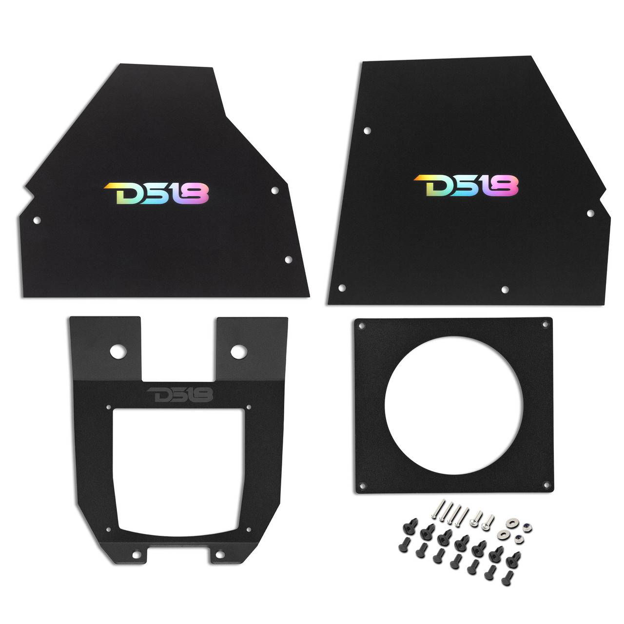DS18 CA-X3DASHDN - Can-Am Maverick X3 Lower Bracket Kit for MRX150 Head-Unit with Center Console Covers and LED Badges