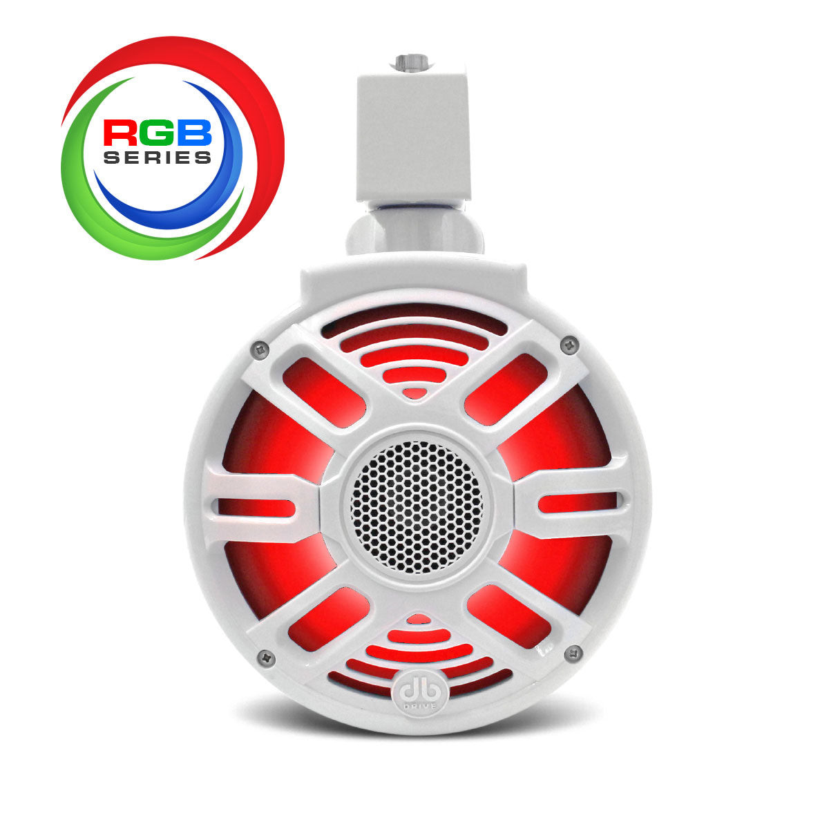 DB Drive APT8RGB-XW - 8" Tower Loudspeakers W/RGB Accent Lighting-(White)