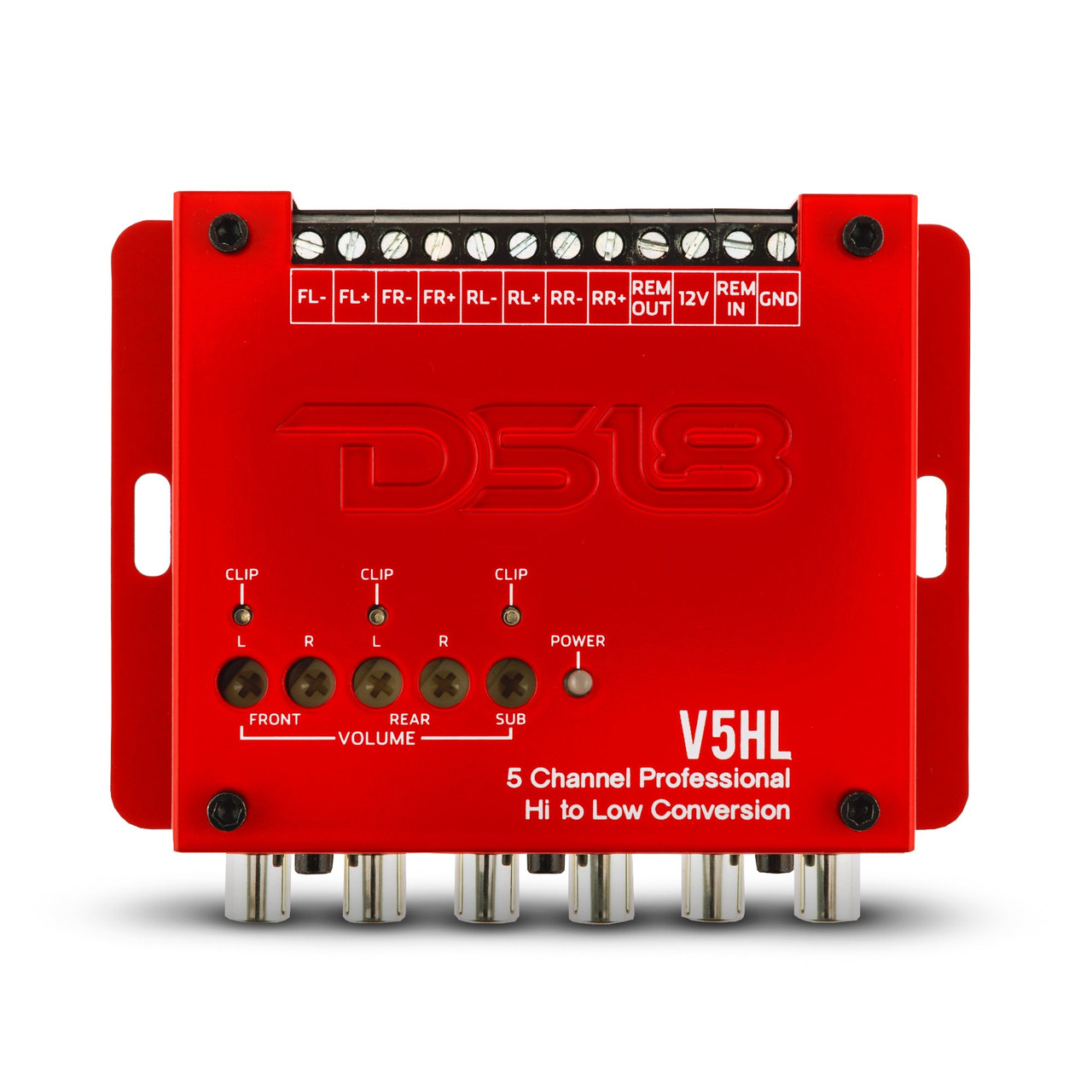 DS18 V5HL - Hi/Lo Converter 5-Channel with 12 Volt Trigger Output (Remote out)