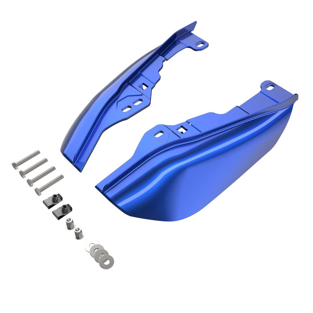 Mid-Frame Air Deflectors heat shield For '09Up Harley Davidson Touring