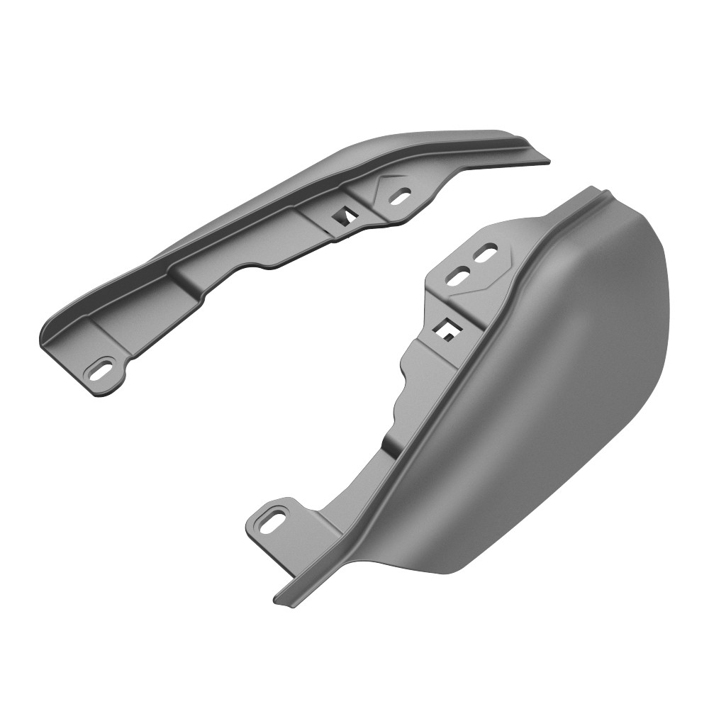 Mid-Frame Air Deflectors heat shield For '09Up Harley Davidson Touring