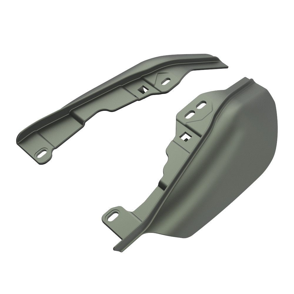 Mid-Frame Air Deflectors heat shield For '09Up Harley Davidson Touring