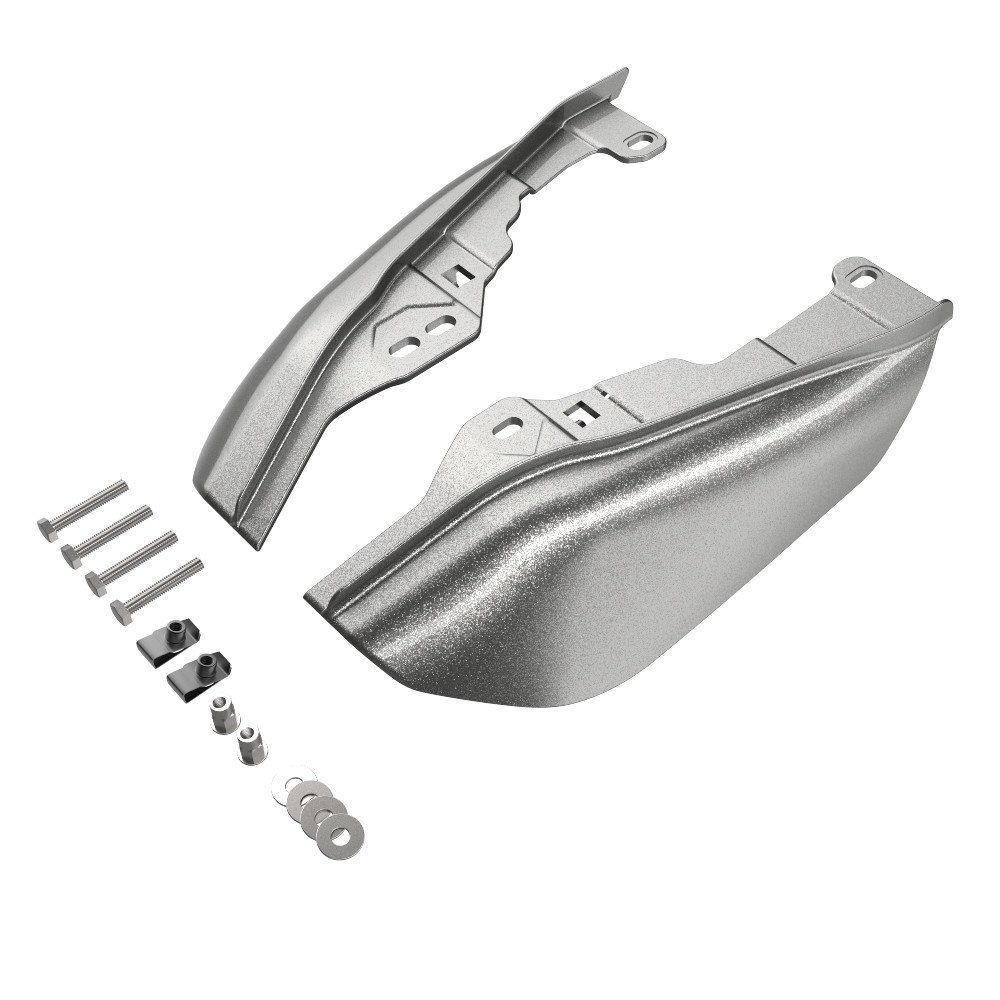 Mid-Frame Air Deflectors heat shield For '09Up Harley Davidson Touring
