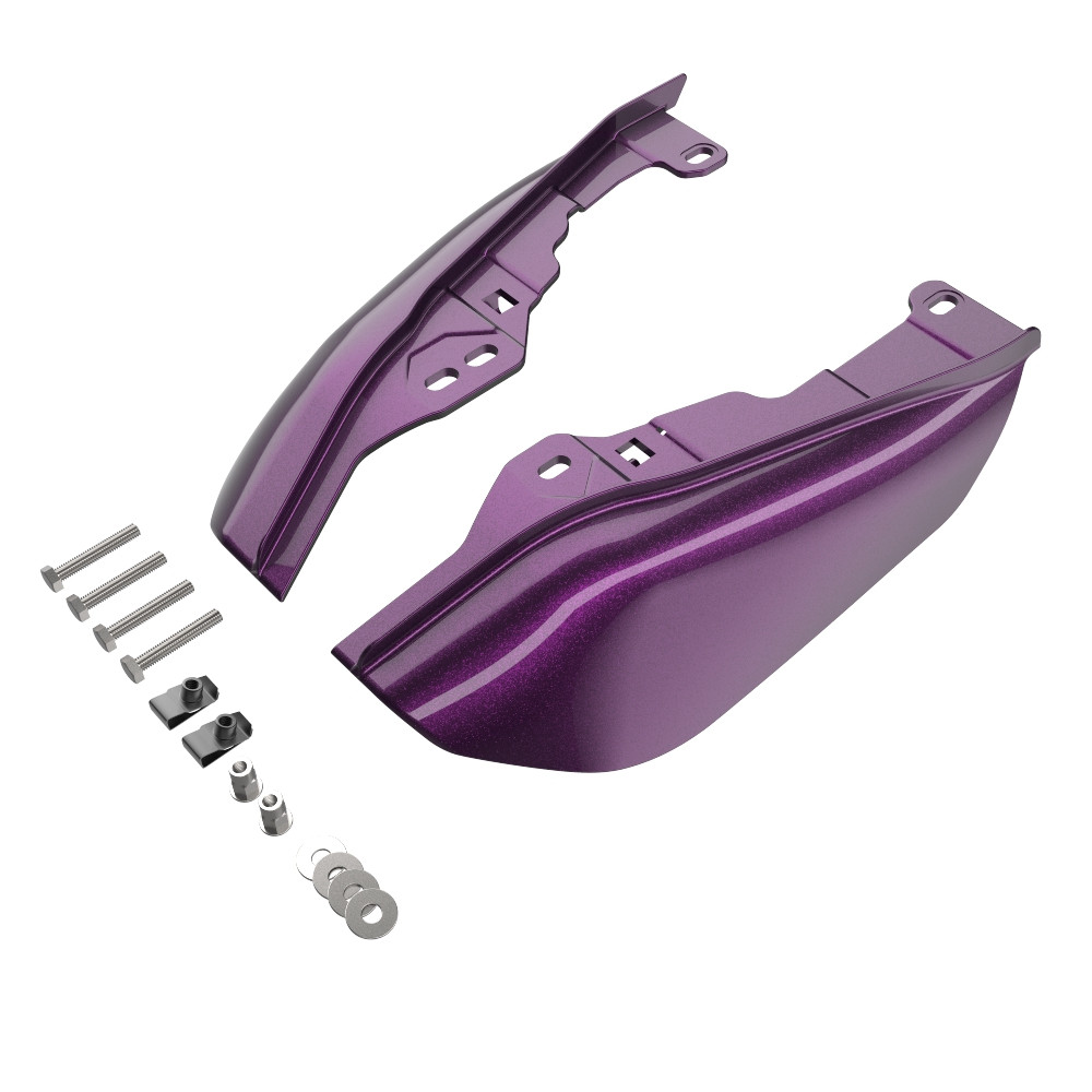 Mid-Frame Air Deflectors heat shield For '09Up Harley Davidson Touring