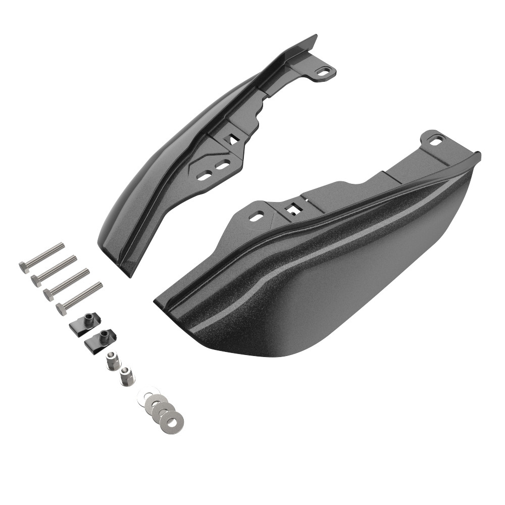 Mid-Frame Air Deflectors heat shield For '09Up Harley Davidson Touring