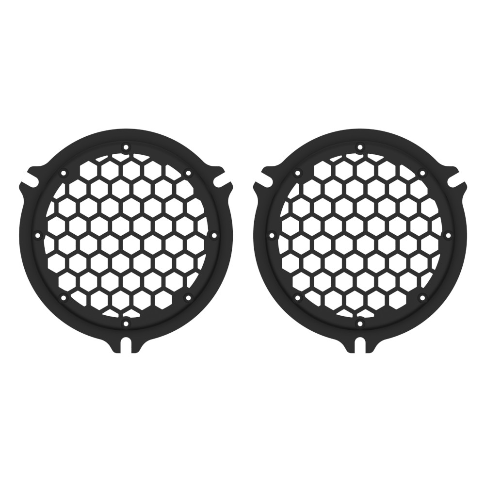 HEX Speaker Grills Color Matched For 2014+ Electric Glide / Street Glide Inner Fairing