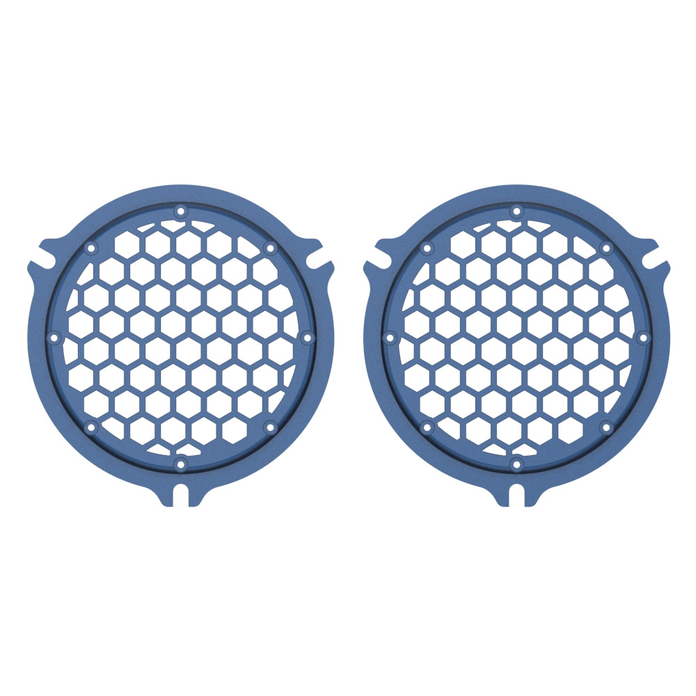 HEX Speaker Grills Color Matched For 2014+ Electric Glide / Street Glide Inner Fairing