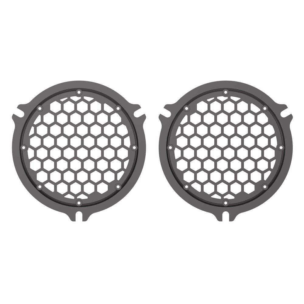 HEX Speaker Grills Color Matched For 2014+ Electric Glide / Street Glide Inner Fairing
