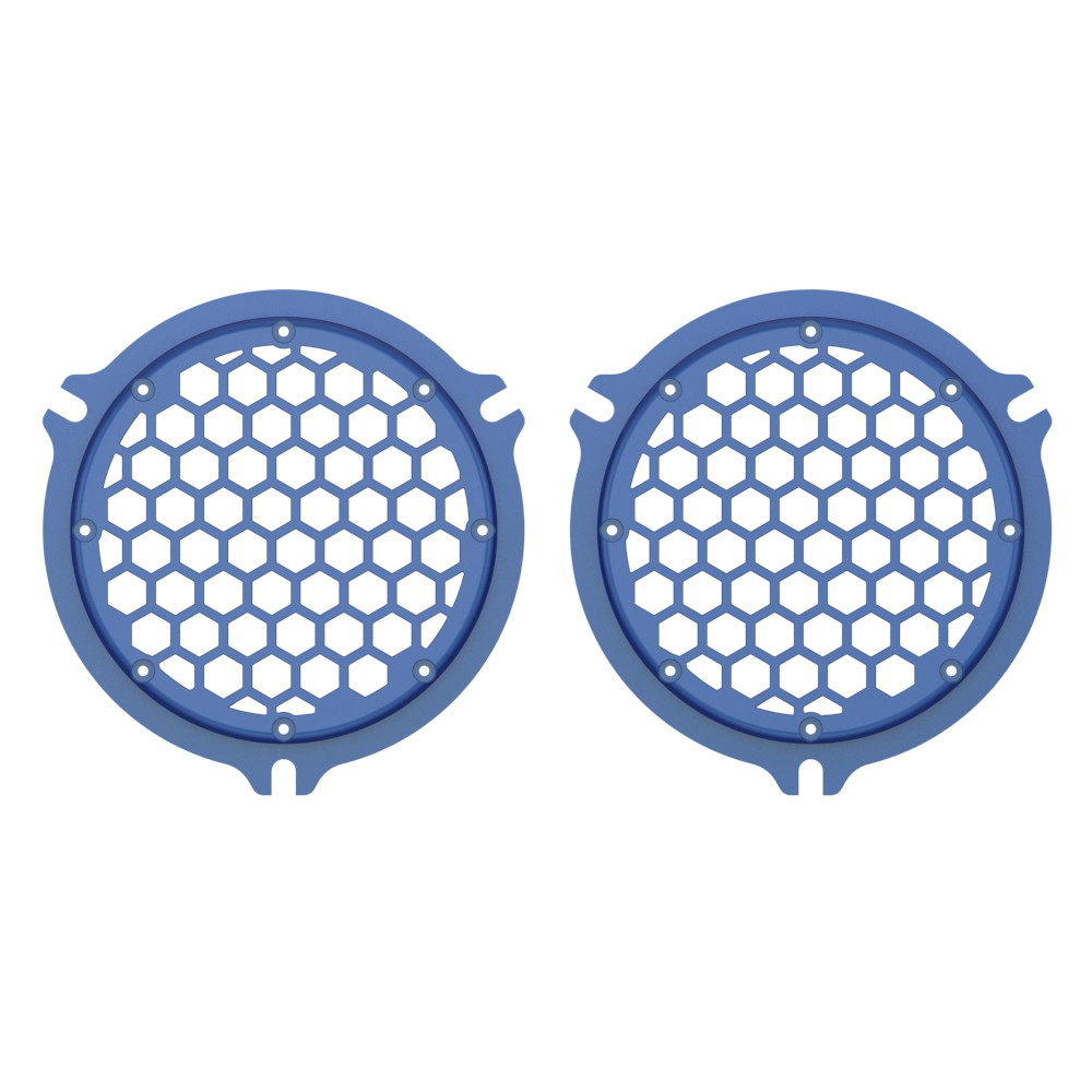 HEX Speaker Grills Color Matched For 2014+ Electric Glide / Street Glide Inner Fairing