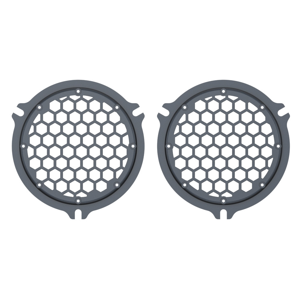 HEX Speaker Grills Color Matched For 2014+ Electric Glide / Street Glide Inner Fairing