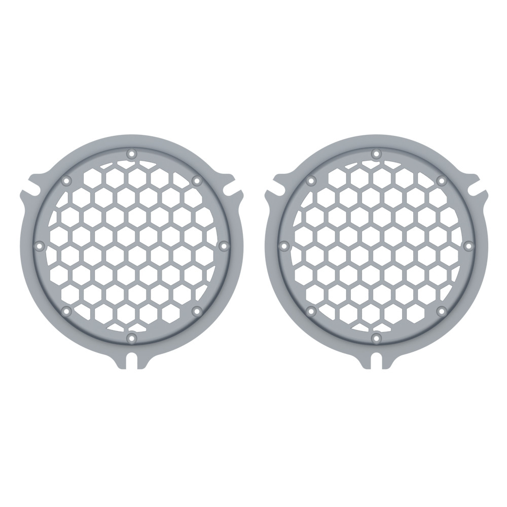 HEX Speaker Grills Color Matched For 2014+ Electric Glide / Street Glide Inner Fairing