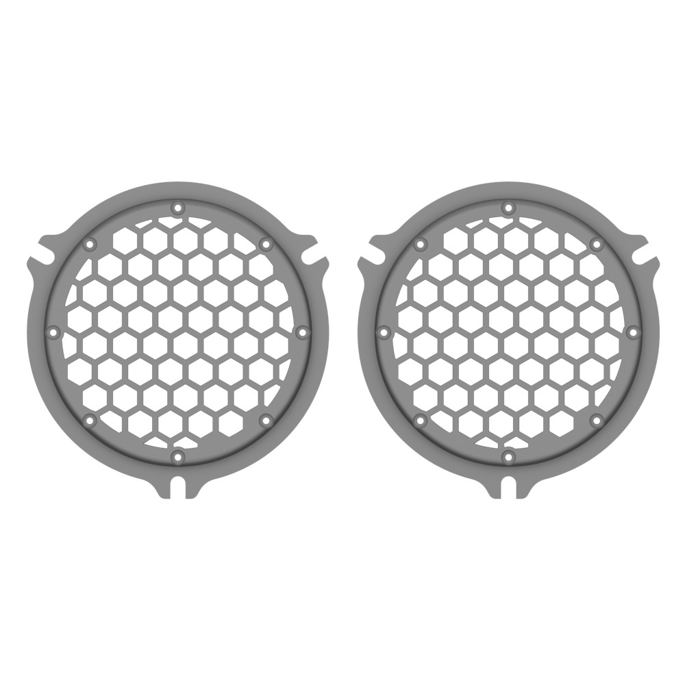 HEX Speaker Grills Color Matched For 2014+ Electric Glide / Street Glide Inner Fairing