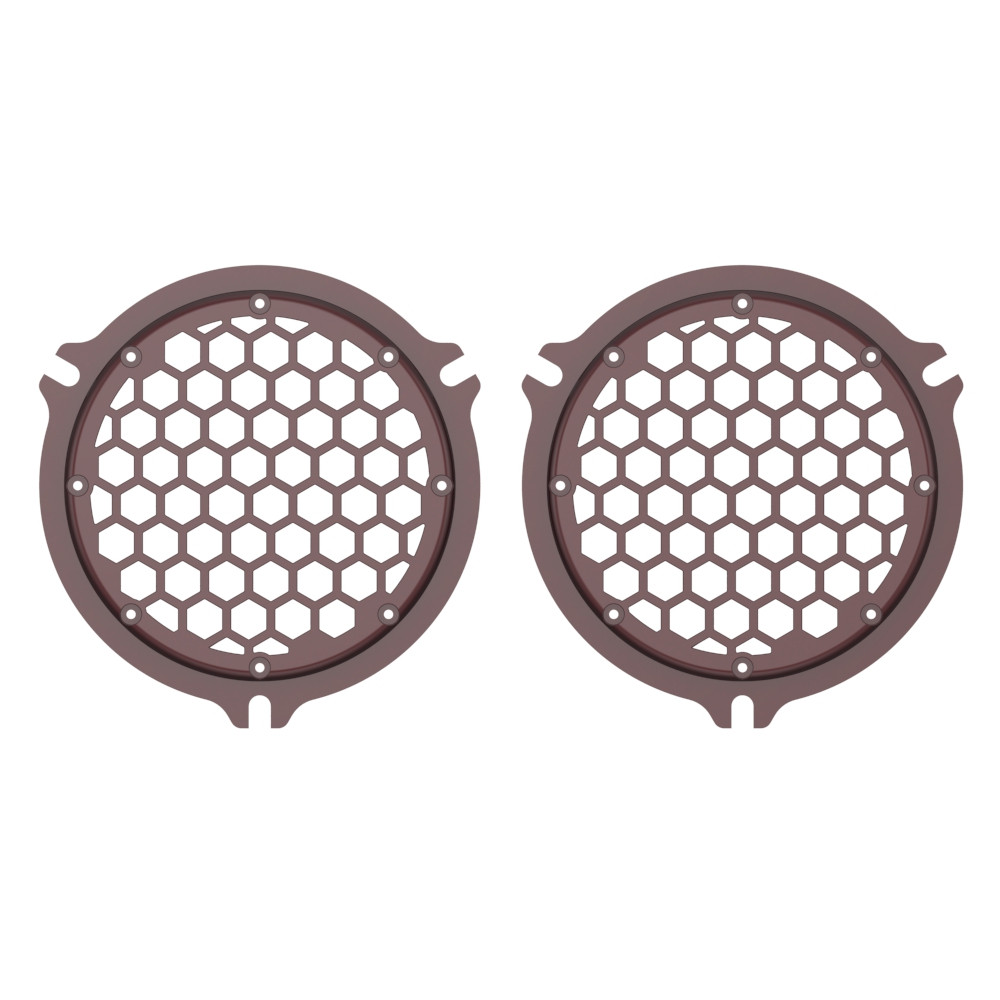 HEX Speaker Grills Color Matched For 2014+ Electric Glide / Street Glide Inner Fairing