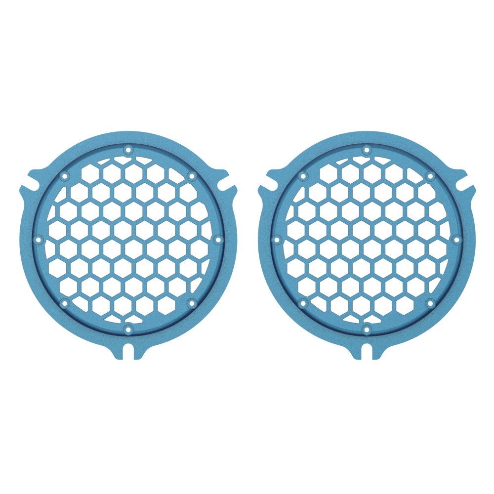 HEX Speaker Grills Color Matched For 2014+ Electric Glide / Street Glide Inner Fairing