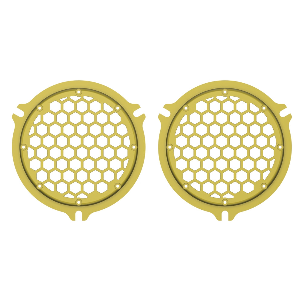 HEX Speaker Grills Color Matched For 2014+ Electric Glide / Street Glide Inner Fairing