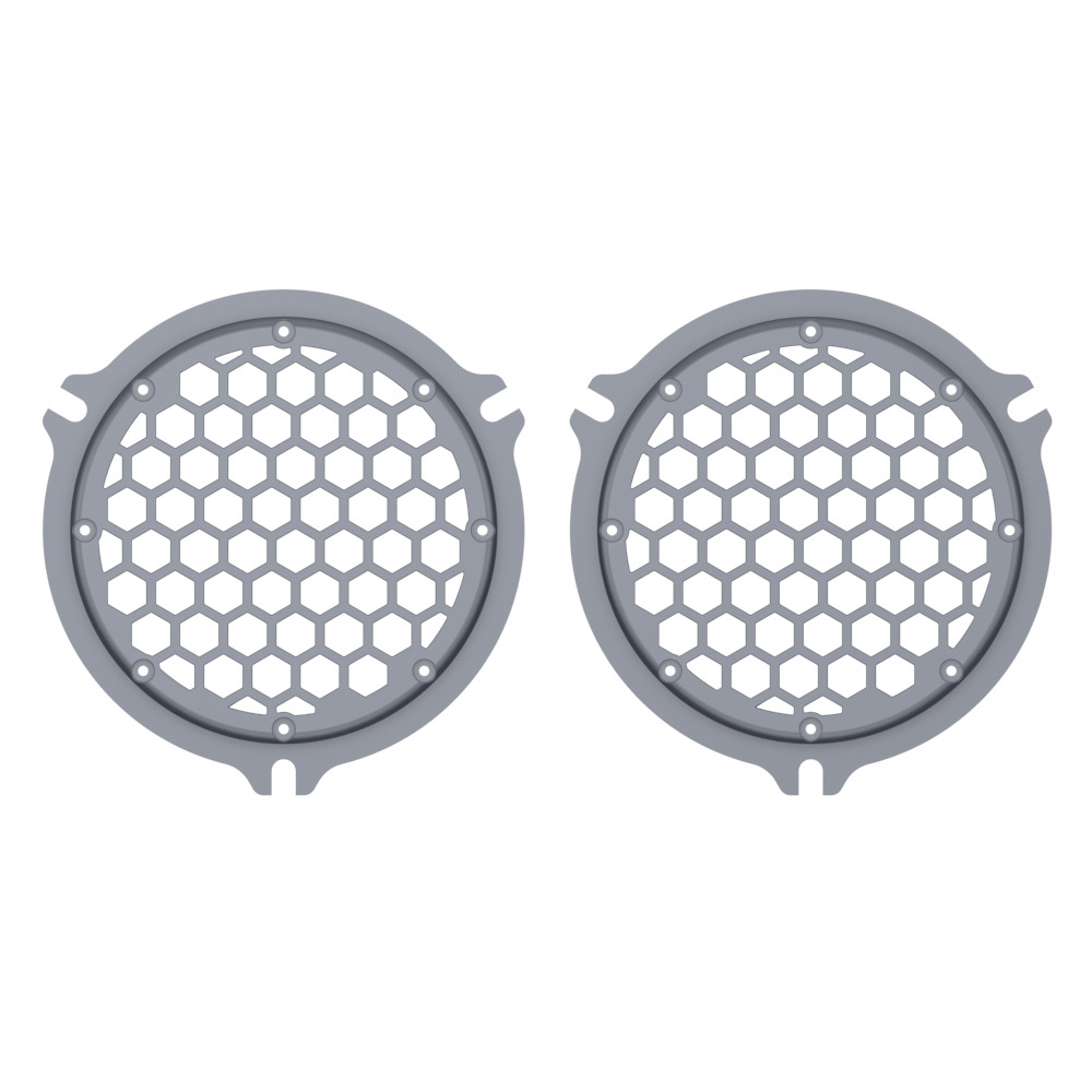 HEX Speaker Grills Color Matched For 2014+ Electric Glide / Street Glide Inner Fairing