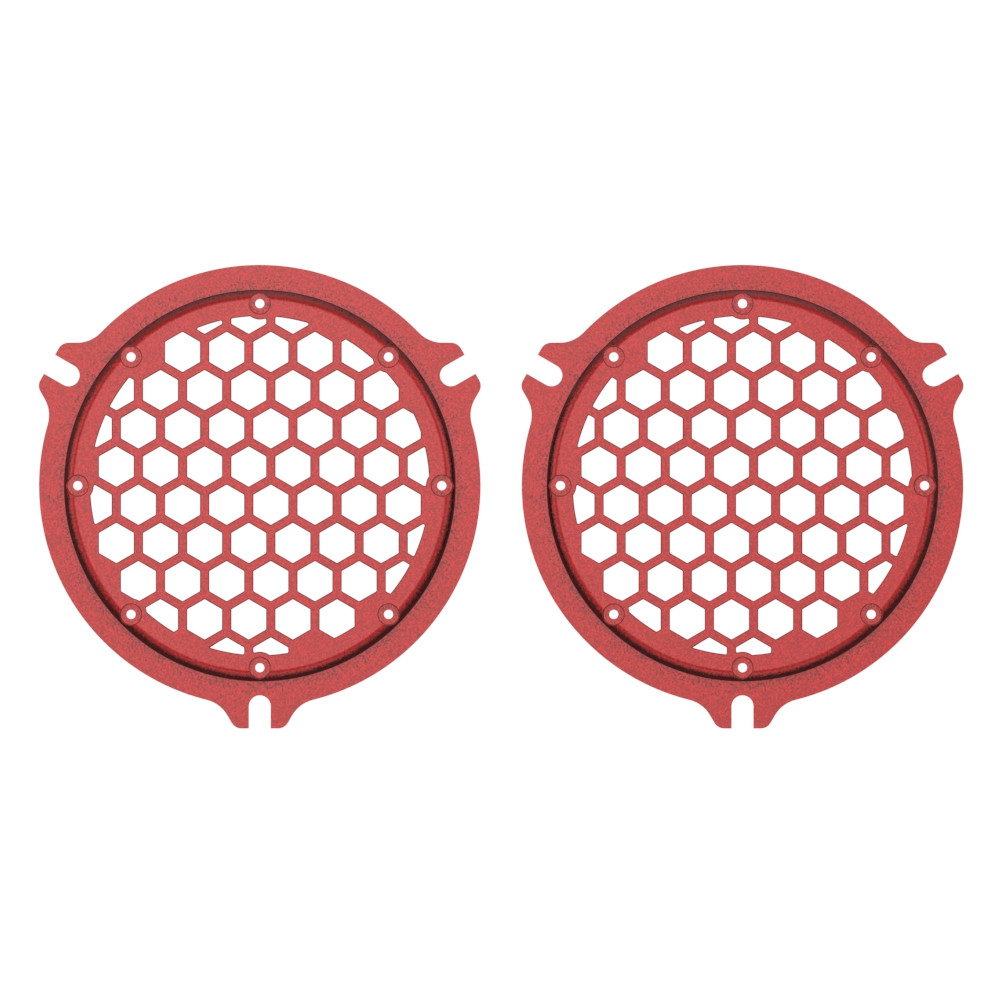 HEX Speaker Grills Color Matched For 2014+ Electric Glide / Street Glide Inner Fairing