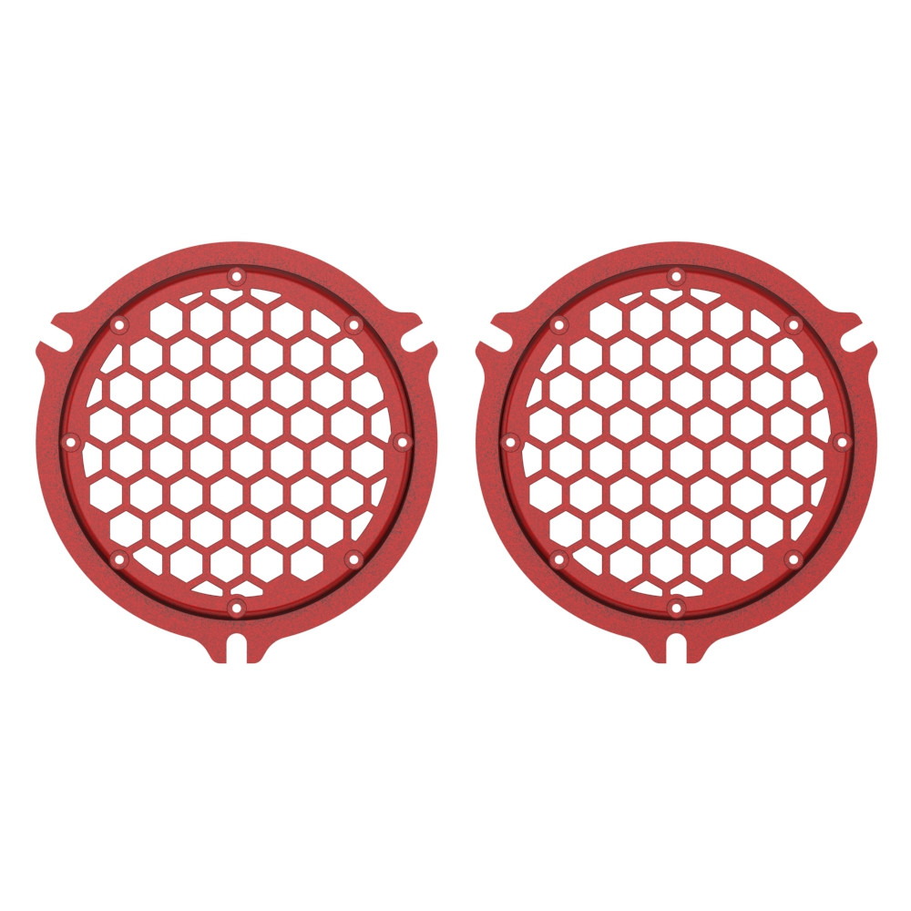 HEX Speaker Grills Color Matched For 2014+ Electric Glide / Street Glide Inner Fairing