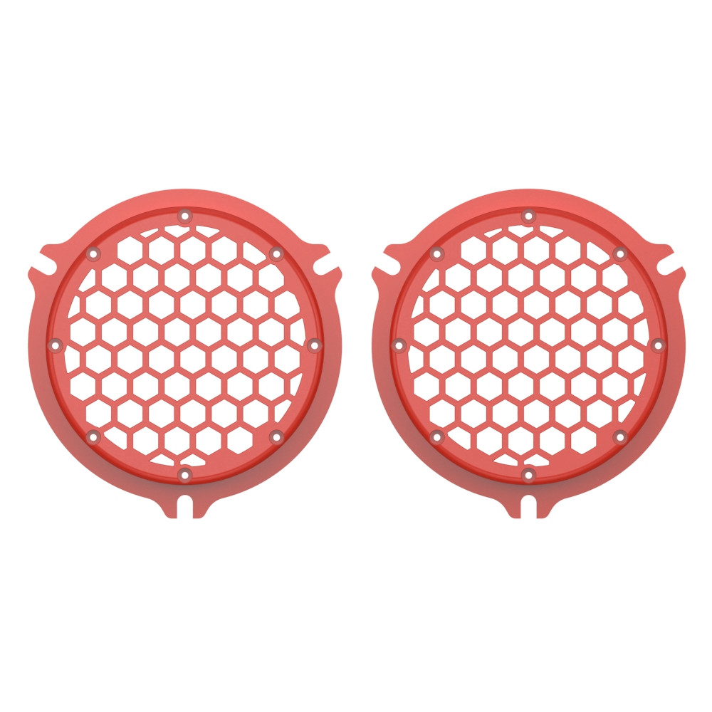 HEX Speaker Grills Color Matched For 2014+ Electric Glide / Street Glide Inner Fairing