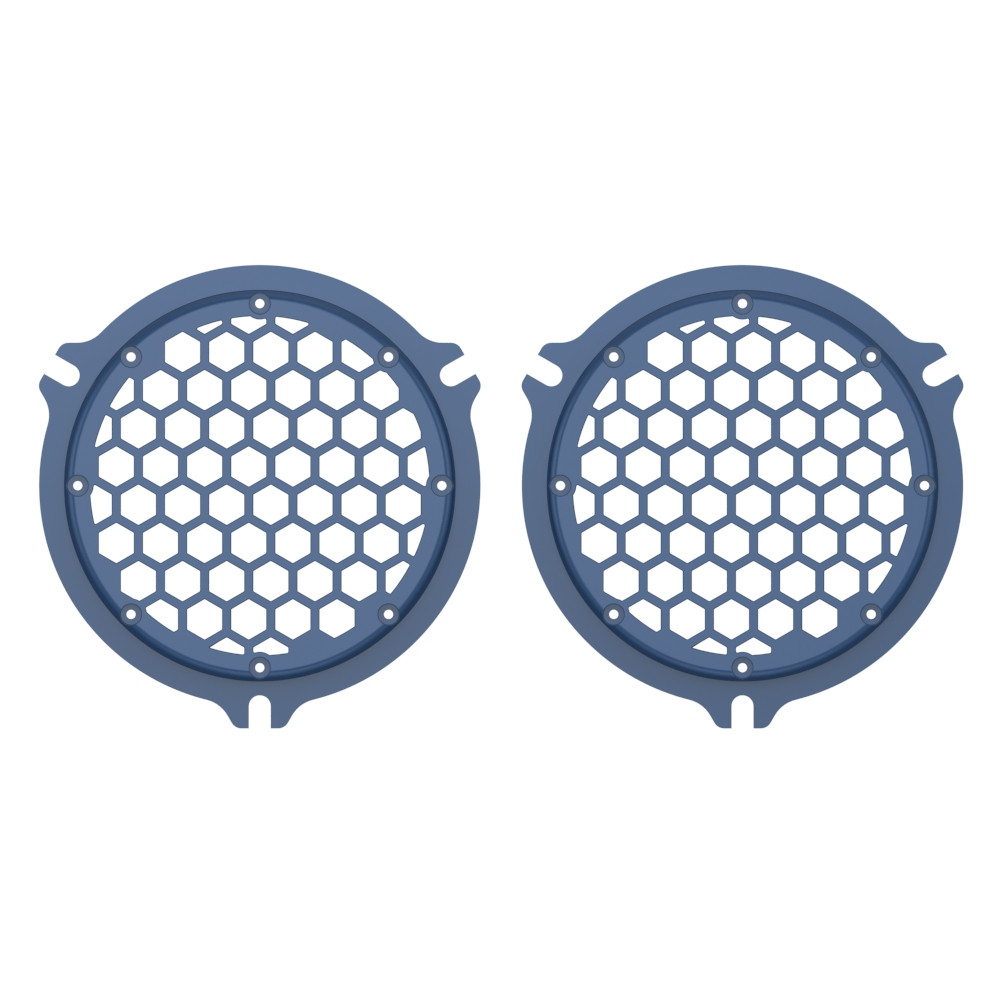 HEX Speaker Grills Color Matched For 2014+ Electric Glide / Street Glide Inner Fairing
