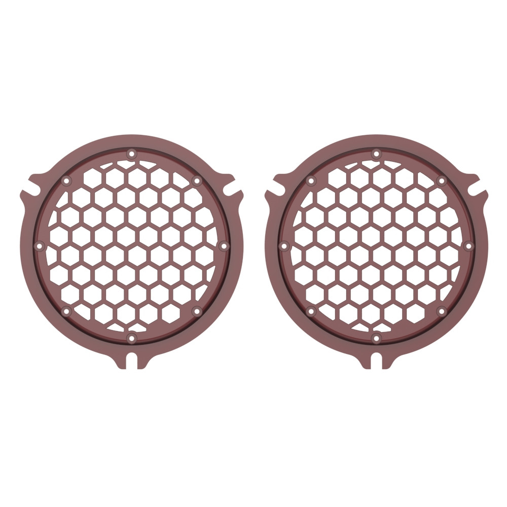 HEX Speaker Grills Color Matched For 2014+ Electric Glide / Street Glide Inner Fairing