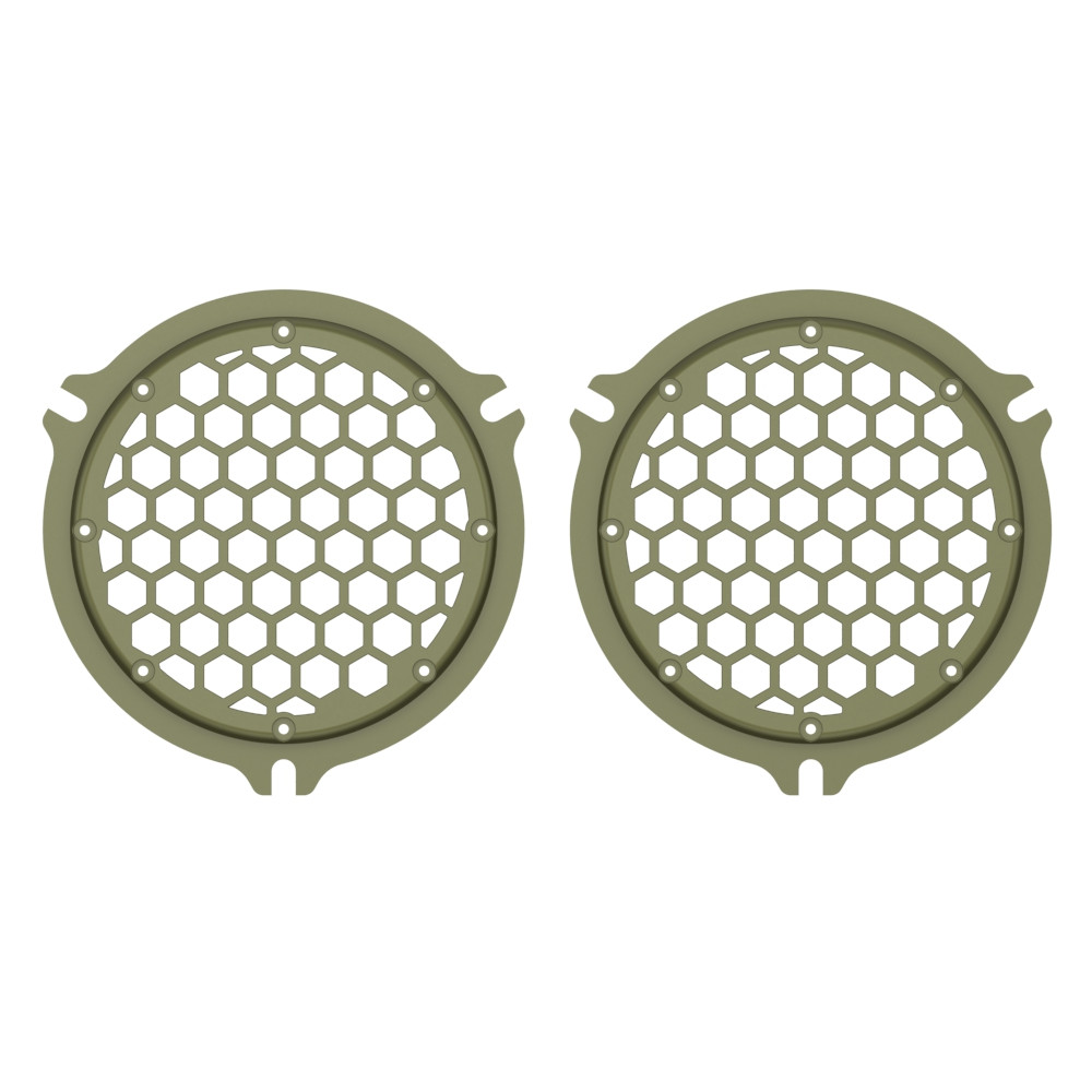 HEX Speaker Grills Color Matched For 2014+ Electric Glide / Street Glide Inner Fairing