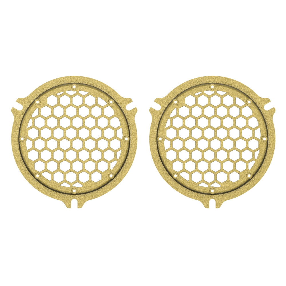 HEX Speaker Grills Color Matched For 2014+ Electric Glide / Street Glide Inner Fairing