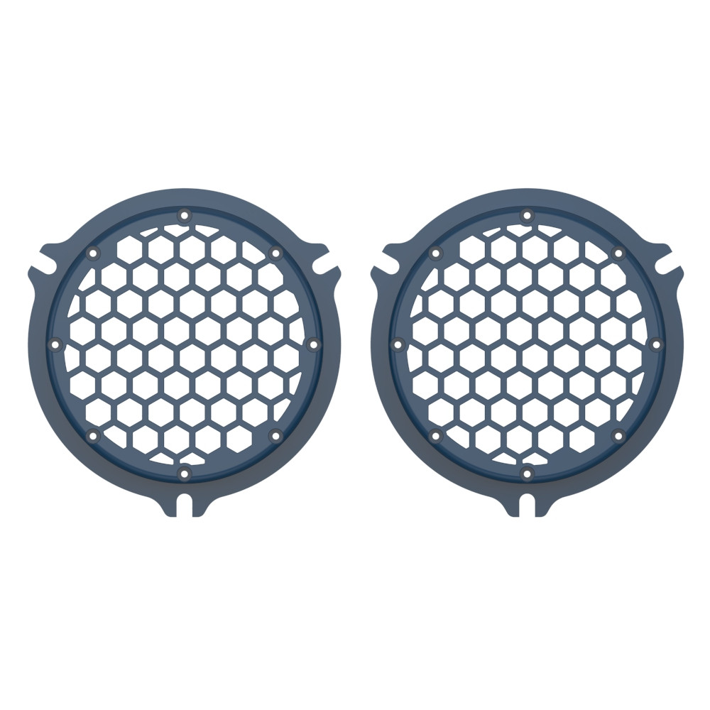 HEX Speaker Grills Color Matched For 2014+ Electric Glide / Street Glide Inner Fairing