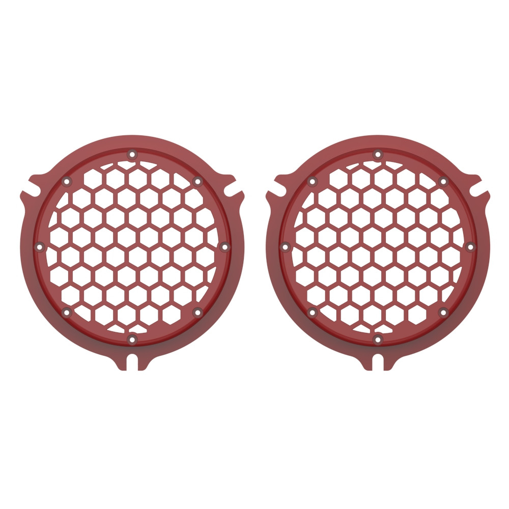 HEX Speaker Grills Color Matched For 2014+ Electric Glide / Street Glide Inner Fairing