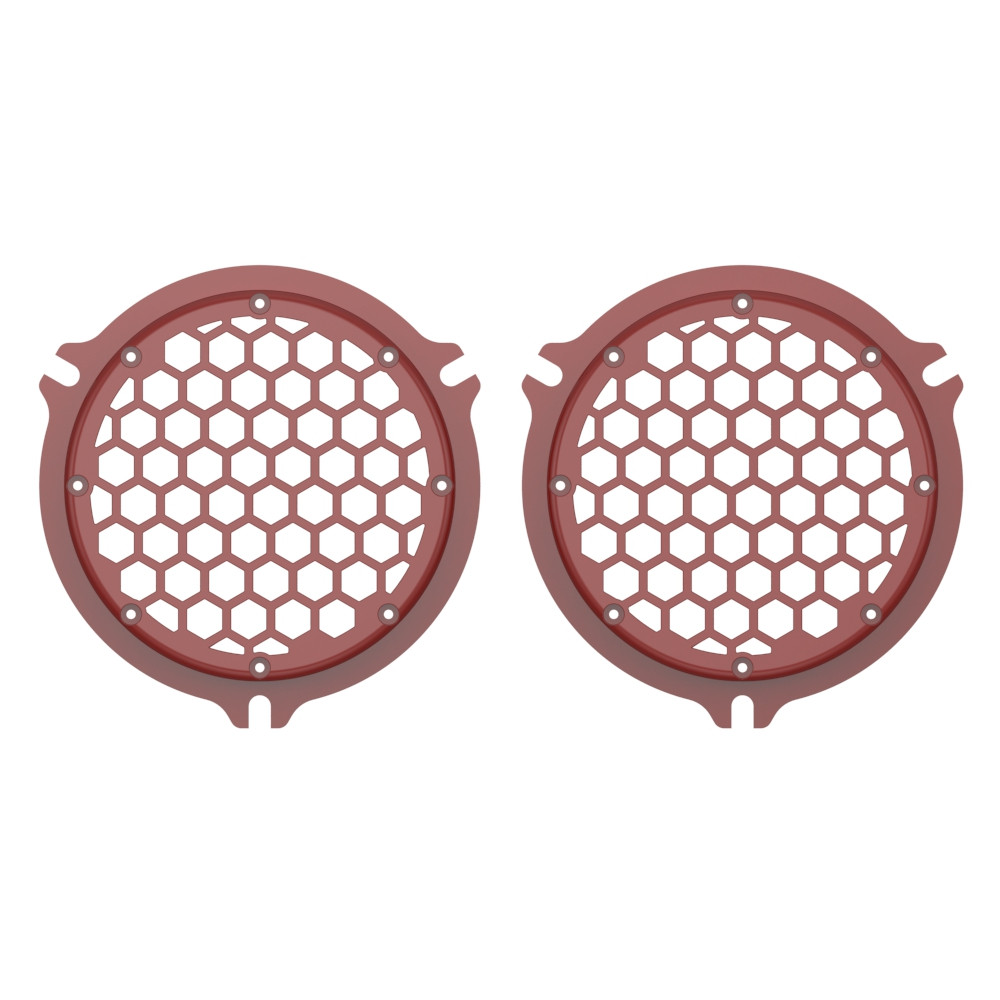 HEX Speaker Grills Color Matched For 2014+ Electric Glide / Street Glide Inner Fairing