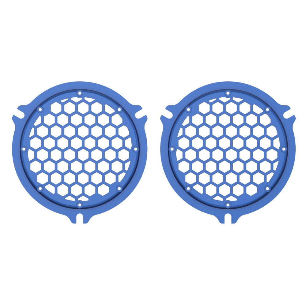 HEX Speaker Grills Color Matched For 2014+ Electric Glide / Street Glide Inner Fairing