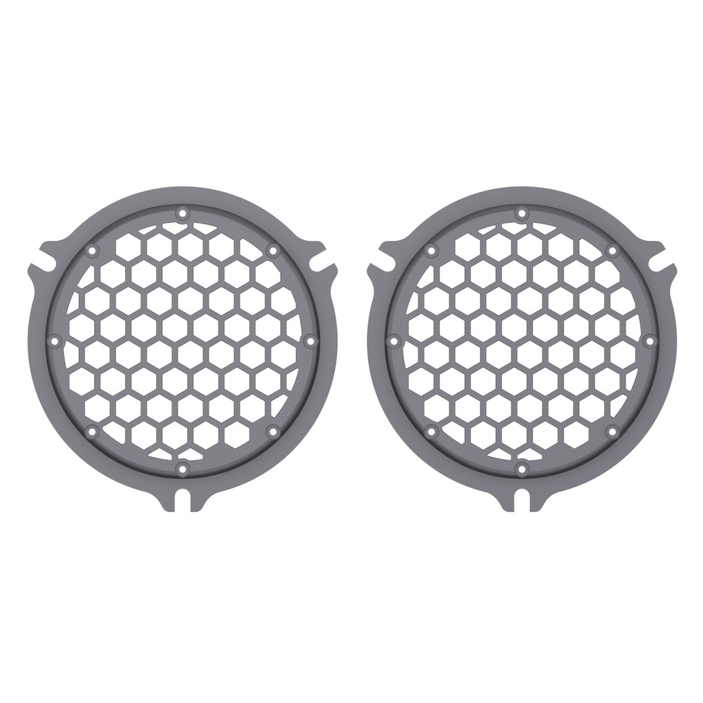 HEX Speaker Grills Color Matched For 2014+ Electric Glide / Street Glide Inner Fairing