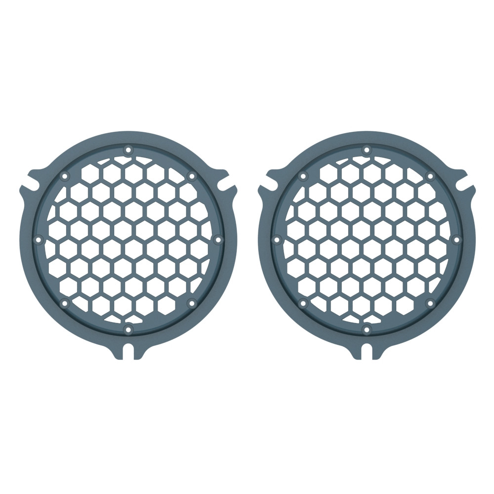 HEX Speaker Grills Color Matched For 2014+ Electric Glide / Street Glide Inner Fairing