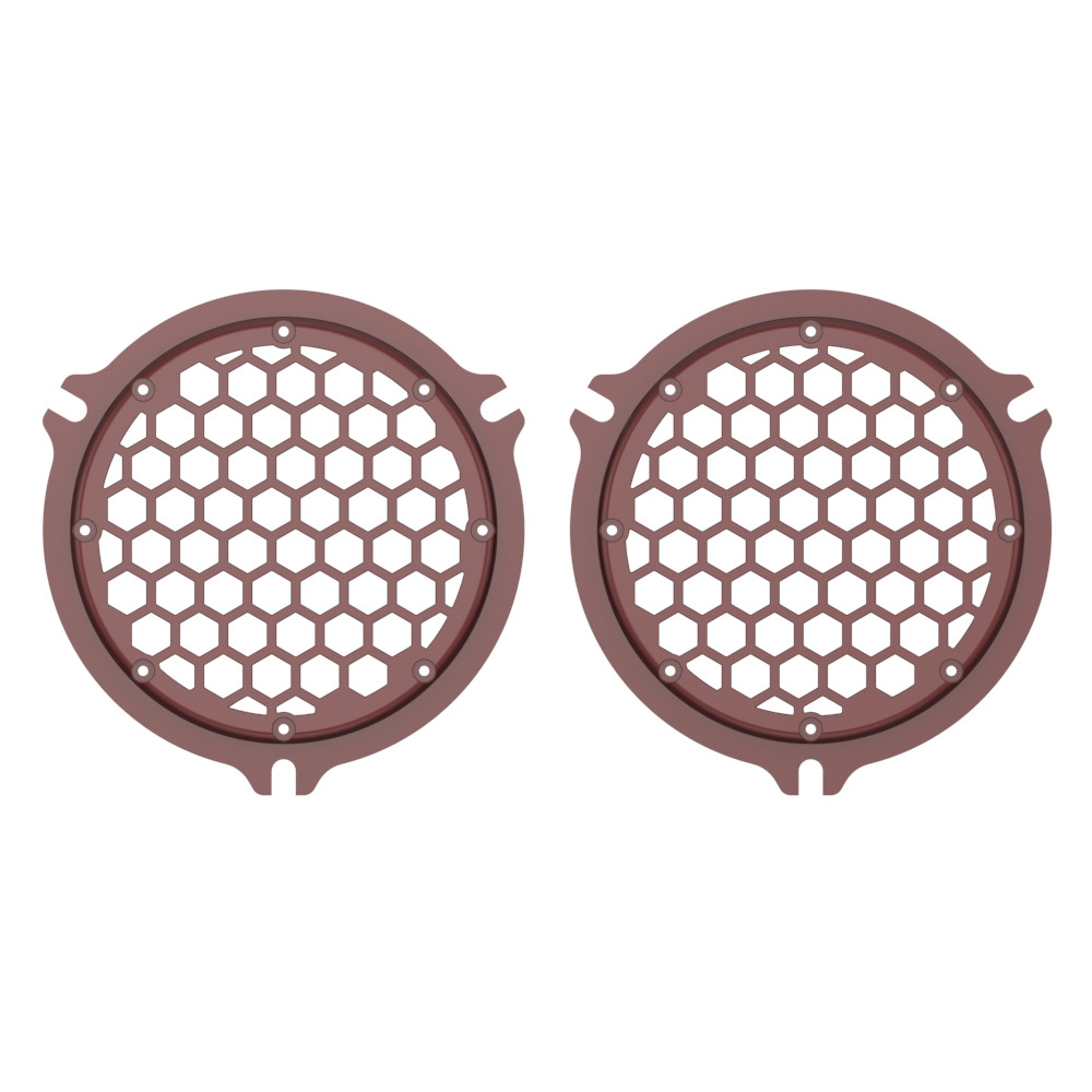 HEX Speaker Grills Color Matched For 2014+ Electric Glide / Street Glide Inner Fairing