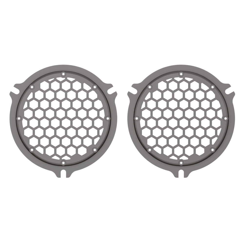 HEX Speaker Grills Color Matched For 2014+ Electric Glide / Street Glide Inner Fairing