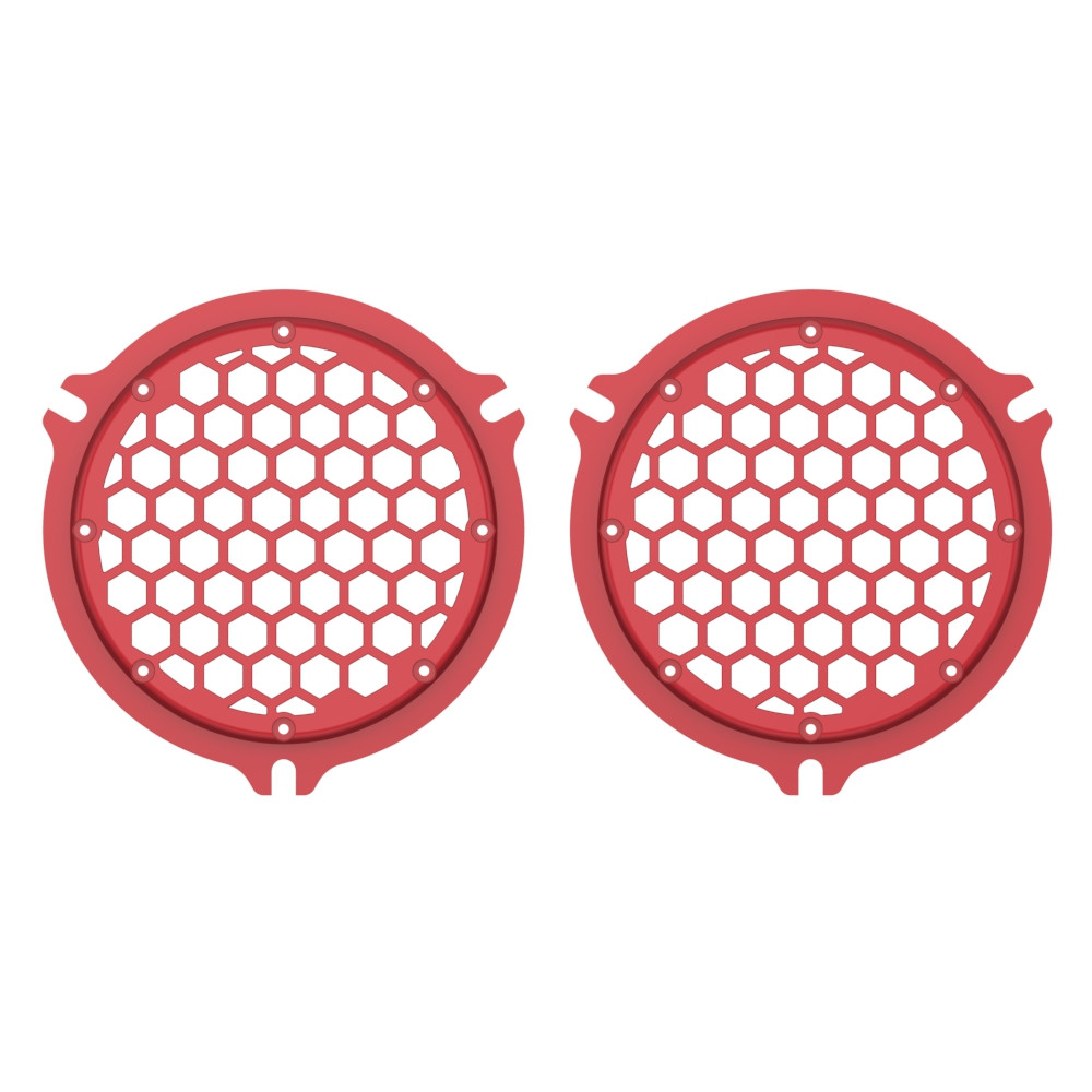 HEX Speaker Grills Color Matched For 2014+ Electric Glide / Street Glide Inner Fairing
