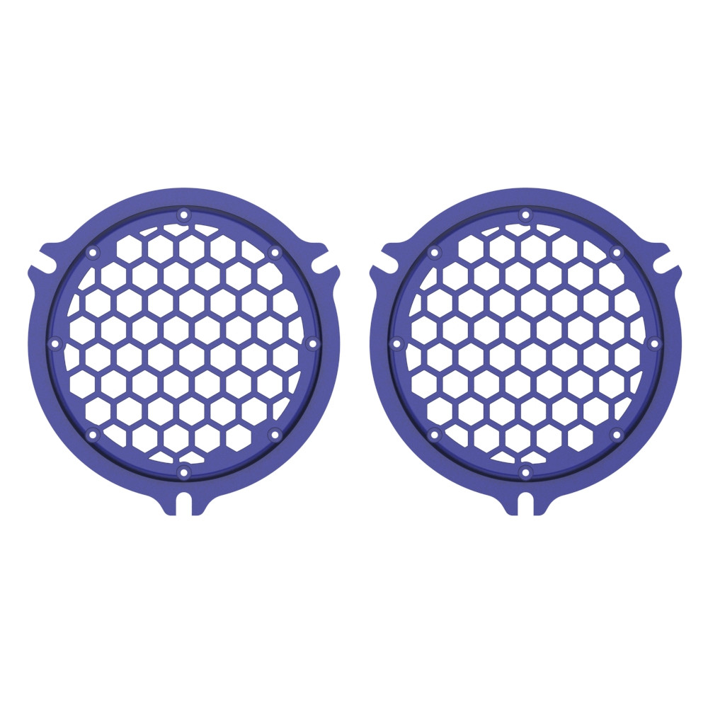 HEX Speaker Grills Color Matched For 2014+ Electric Glide / Street Glide Inner Fairing
