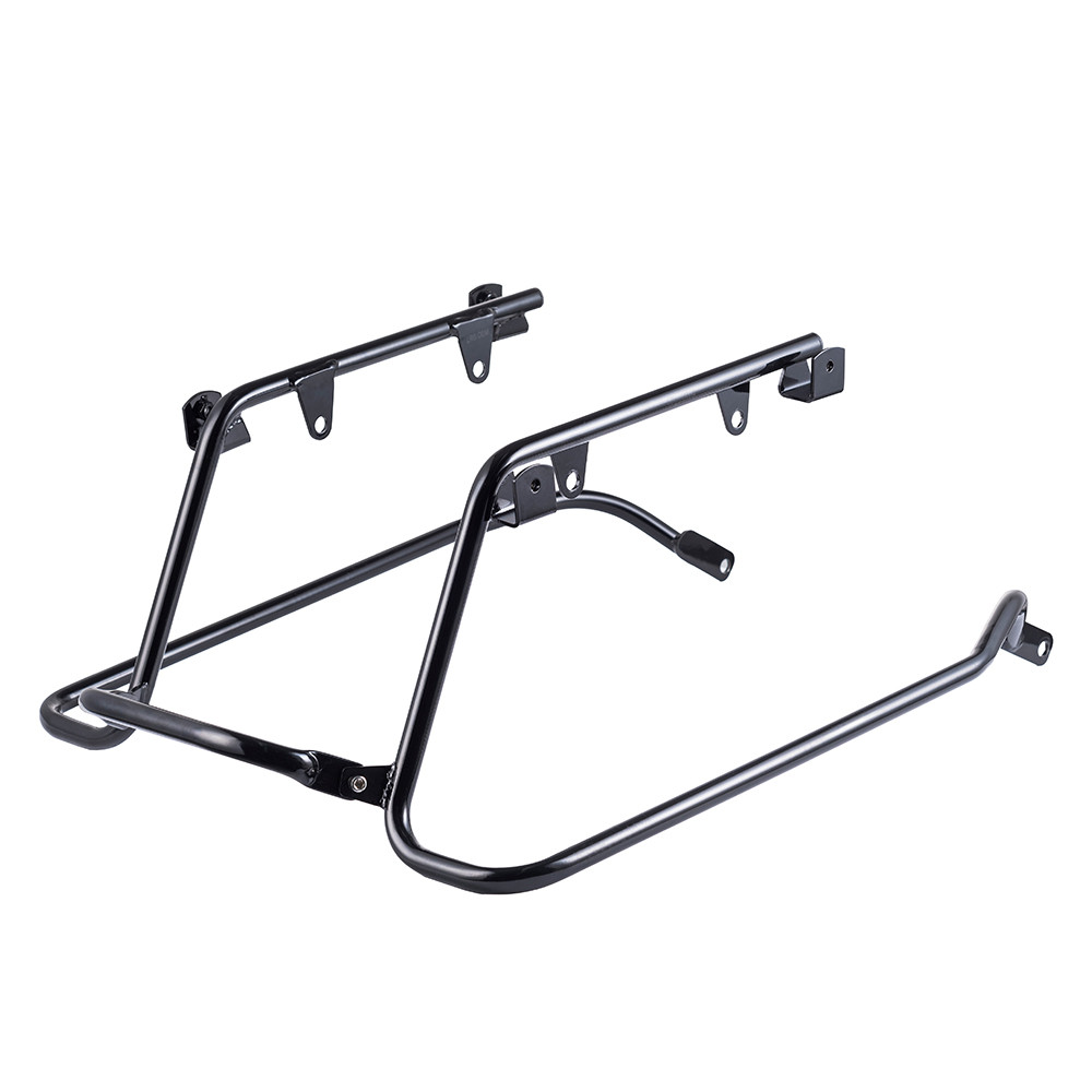 Standard BLACK HARD SADDLEBAGS CONVERSION BRACKETS FOR M8 Street Bob, Softail Standard & Low Rider S/ ST