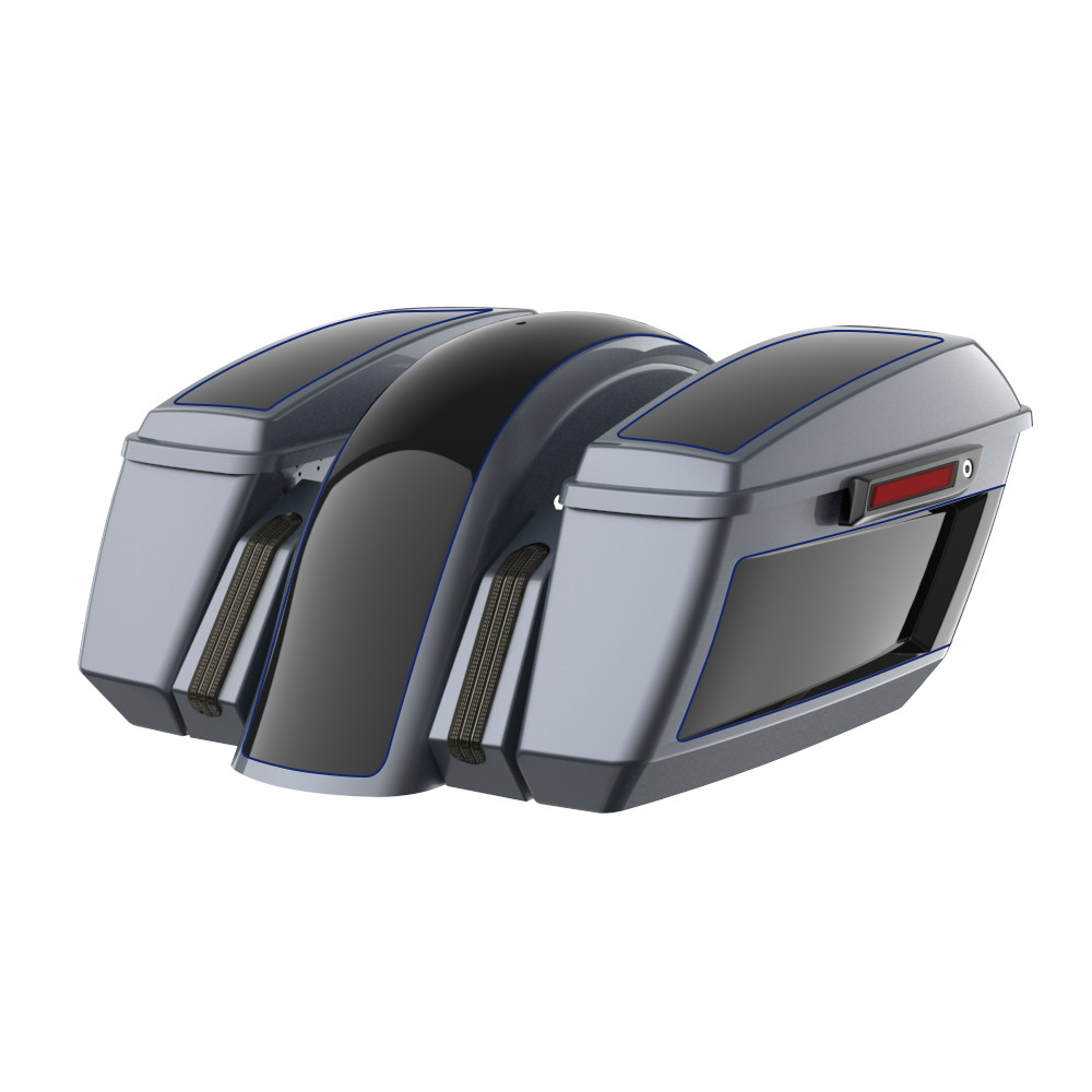 Two Tone Holeshot Chopped Bagger Kit for '14-'23 Harley Touring