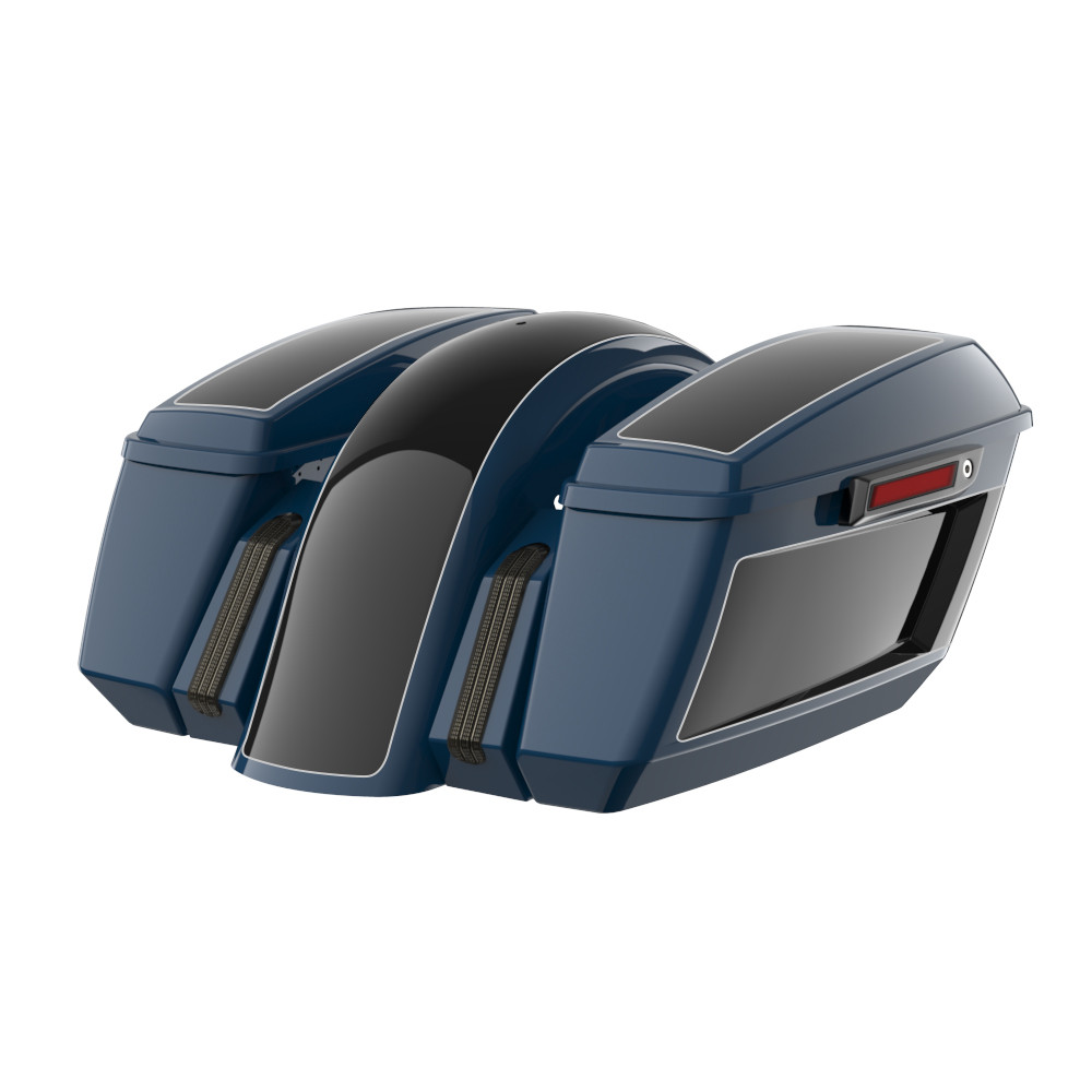 Two Tone Holeshot Chopped Bagger Kit for '14-'23 Harley Touring