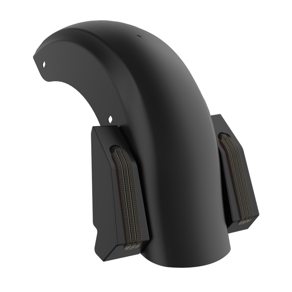 Color Matched Holeshot Chopped Rear Fender for '09-'23 Harley Touring