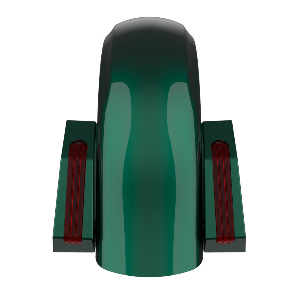 Color Matched Holeshot Chopped Rear Fender for '09-'23 Harley Touring