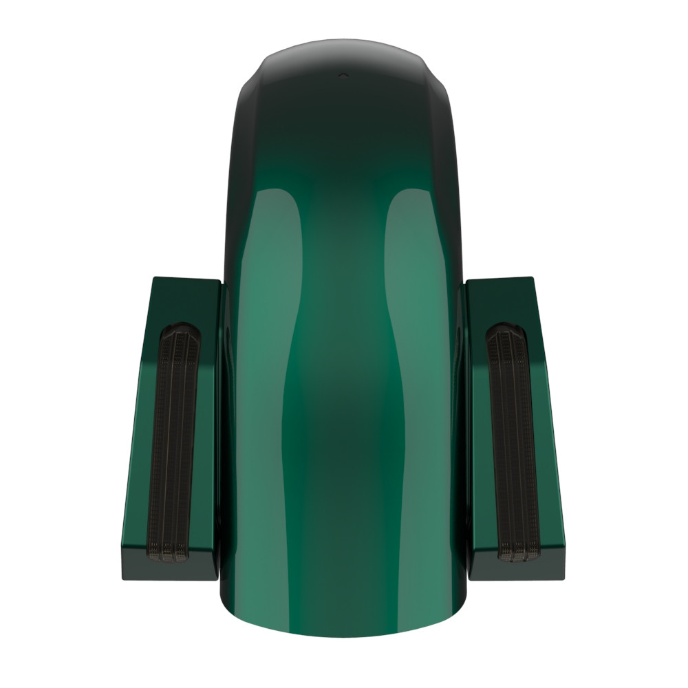Color Matched Holeshot Chopped Rear Fender for '09-'23 Harley Touring