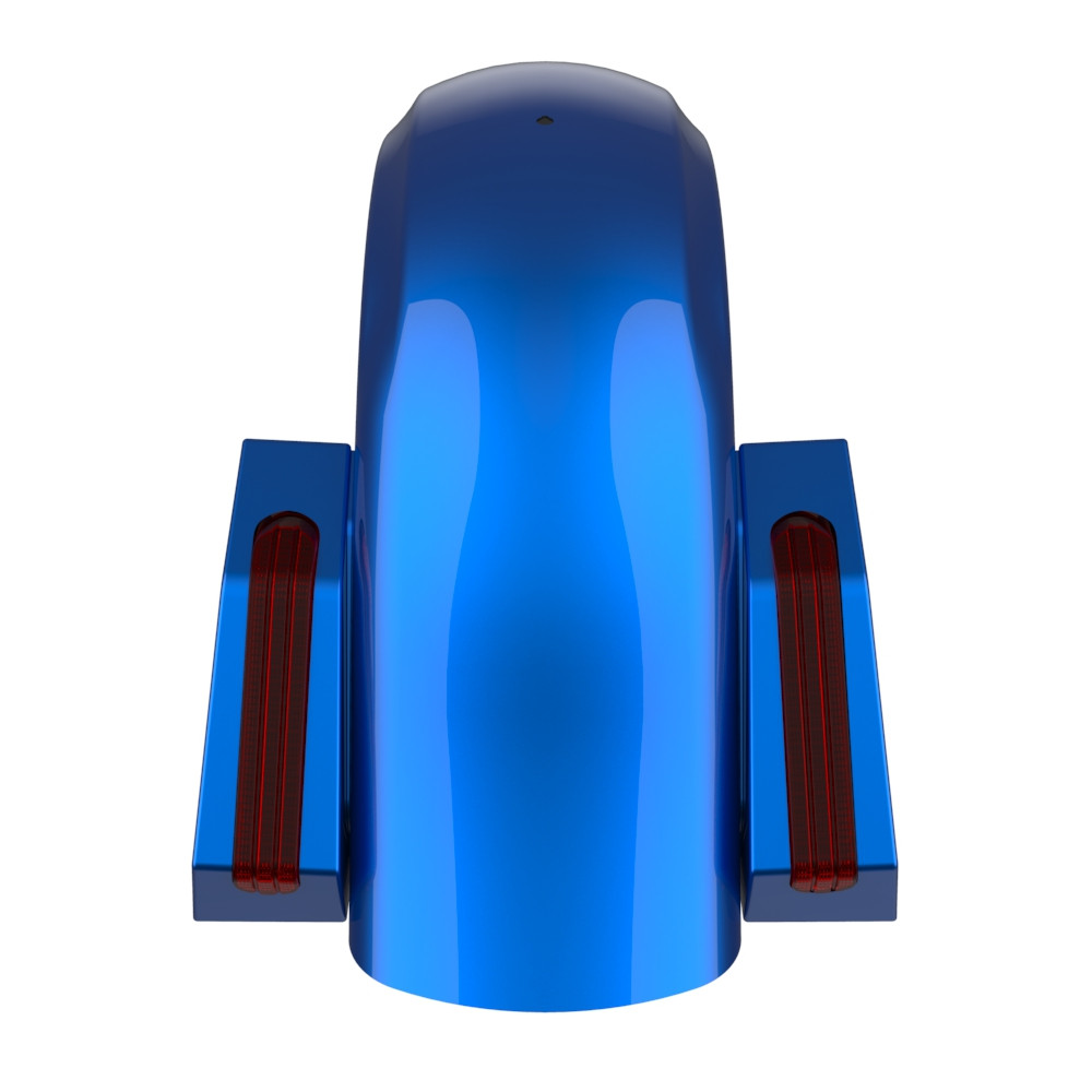 Color Matched Holeshot Chopped Rear Fender for '09-'23 Harley Touring