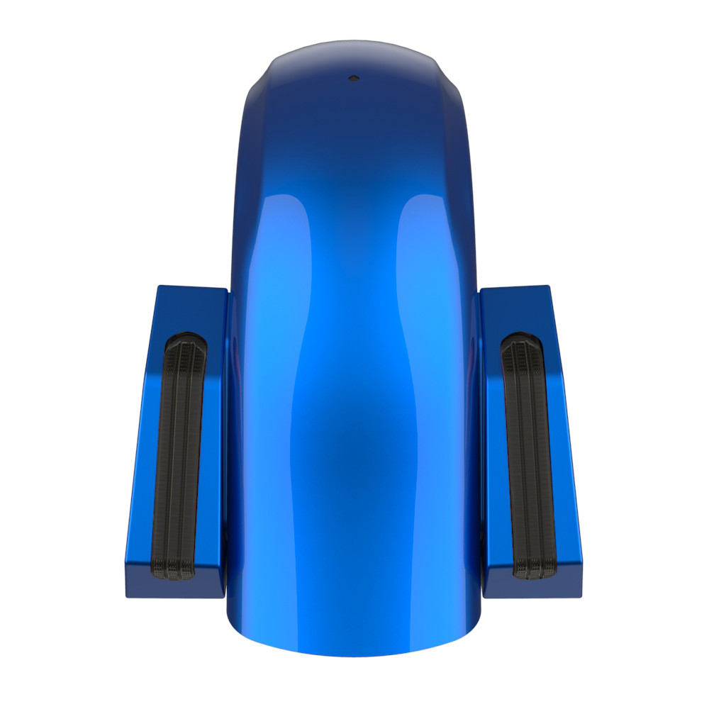 Color Matched Holeshot Chopped Rear Fender for '09-'23 Harley Touring