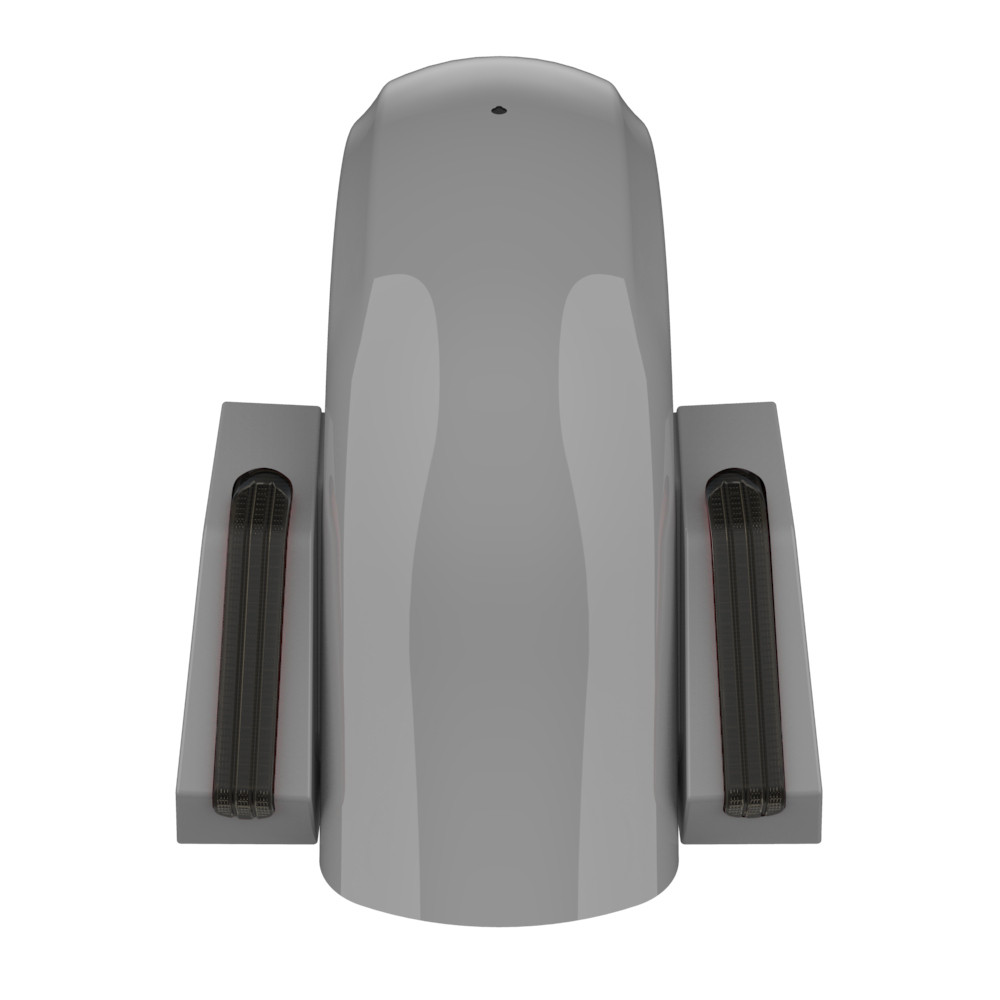 Color Matched Holeshot Chopped Rear Fender for '09-'23 Harley Touring